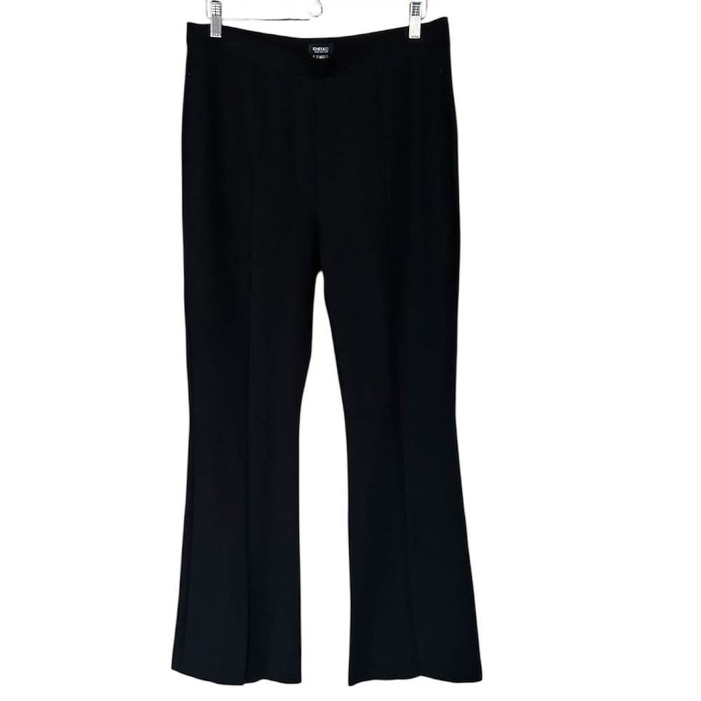 Jones & Co pull on classic bootcut front slit pants XL